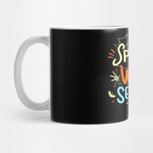 "Spider's Web Secrets" designed Mug